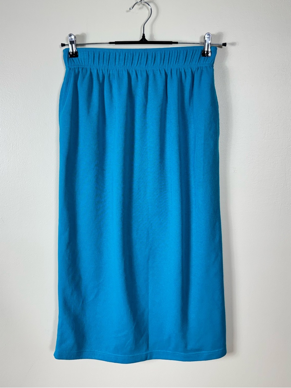 Vintage Jacque & Koko Knit Midi Skirt Size 14 Retro 90s Preppy Coastal